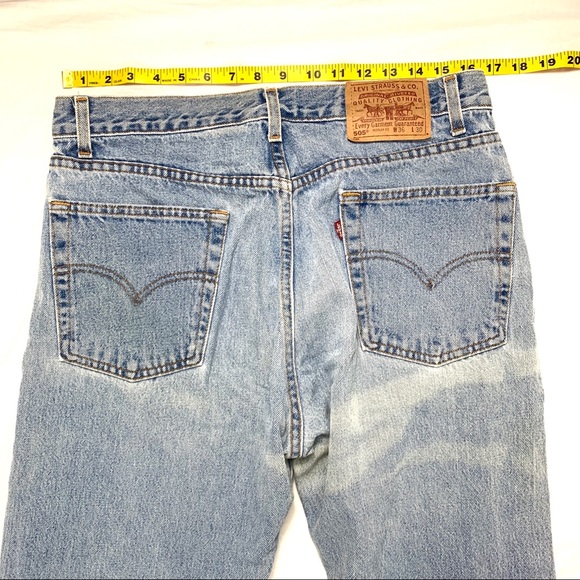 Levi’s 505 Regular Fit Straight Leg Made in USA - Picture 5 of 11